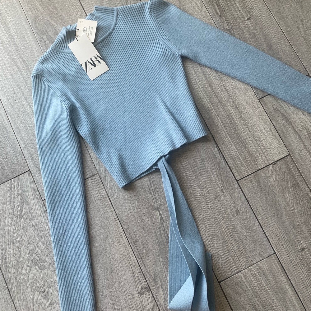 Backless Zara long sleeve top